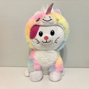 Unicorn Cat Plushie - Peek-A-Boo - 9"